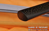 Hand Forged Folded Damascus Steel Clay Tempered Blade Floral Samurai Katana Sword