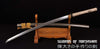 Hand Forged Folded Damascus Steel Clay Tempered Blade Floral Samurai Katana Sword