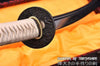 Hand Forged Folded Damascus Steel Clay Tempered Blade Floral Samurai Katana Sword