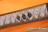 Hand Forged Folded Damascus Steel Clay Tempered Blade Floral Samurai Katana Sword