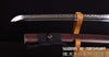 Hand Forged Folded Damascus Steel Clay Tempered Snake & Monkey Samurai Katana Sword