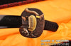 Hand Forged Folded Damascus Steel Clay Tempered Snake & Monkey Samurai Katana Sword