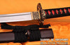 Hand Forged Folded Damascus Steel Clay Tempered Snake & Monkey Samurai Katana Sword