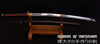 Hand Forged Folded Damascus Steel Clay Tempered Snake & Monkey Samurai Katana Sword