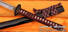 Hand Forged Folded Damascus Steel Clay Tempered Blood Dragon Katana Samurai Sword