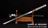 Hand Forged 1095 High Carbon Steel Clay Tempered Koi Fish Samurai Chokuto Ninja Sword