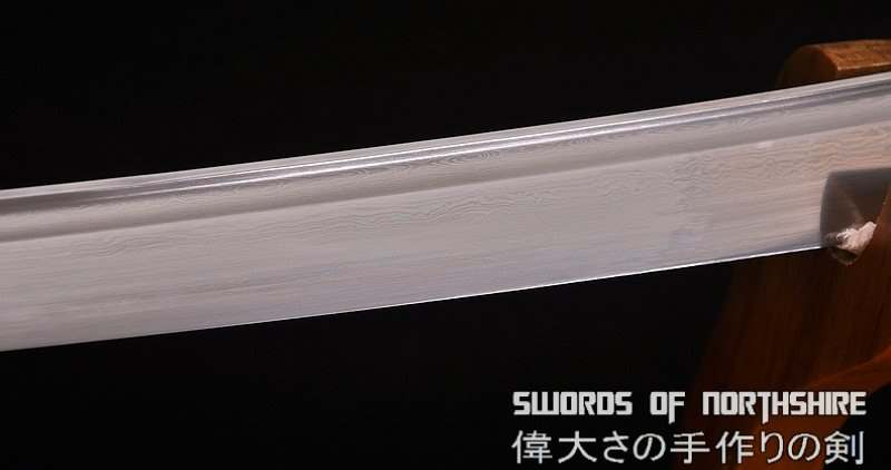 Hand Forged Folded Damascus Steel Full Tang Blade Samurai Katana Sword