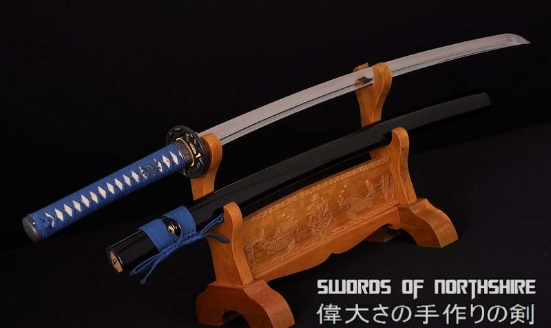 Hand Forged 1060 High Carbon Steel Blade Full Tang Fisherman Samurai Katana Sword