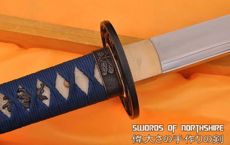 Hand Forged 1060 High Carbon Steel Blade Full Tang Fisherman Samurai Katana Sword