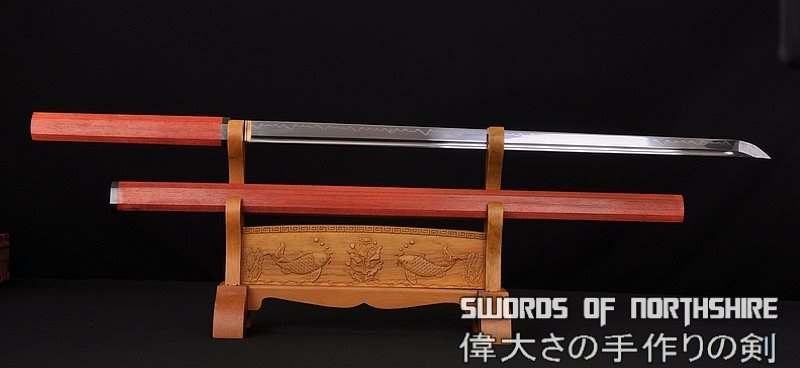 Zatoichi the Blind Swordsman Hand Forged Clay Tempered 1095 Samurai Ninja Shirasaya Sword