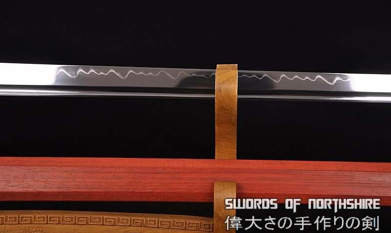 Zatoichi the Blind Swordsman Hand Forged Clay Tempered 1095 Samurai Ninja Shirasaya Sword