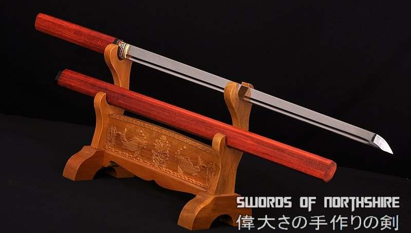 Zatoichi the Blind Swordsman Hand Forged Clay Tempered 1095 Samurai Ninja Shirasaya Sword