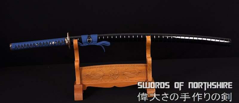 Clay Tempered T-10 High Speed Steel Blade Samurai Eagle Katana Sword w/ Hazuya Polish