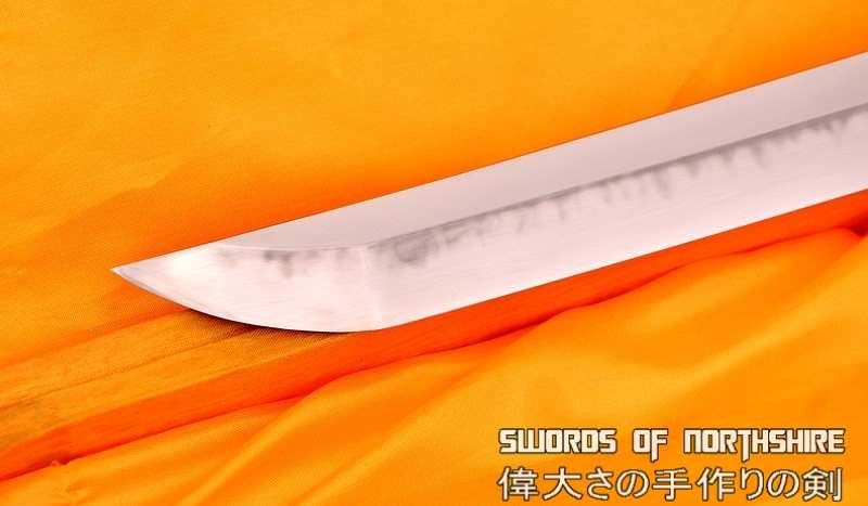 Clay Tempered T-10 High Speed Steel Blade Samurai Eagle Katana Sword w/ Hazuya Polish