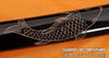 Hand Forged Folded Damascus Steel Clay Tempered Koi Fish Carving Samurai Katana Sword
