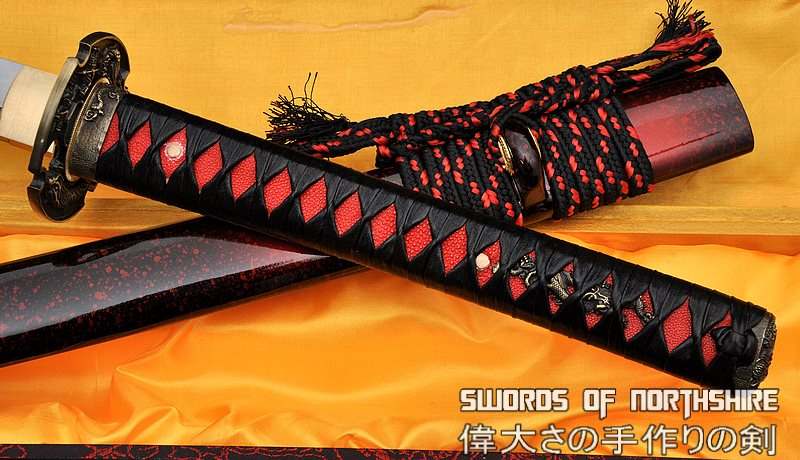 Hand Forged 1095 High Carbon Steel Blade Dragon Samurai Katana Sword
