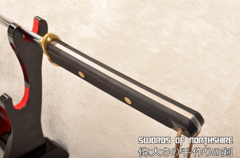 Hand Forged 9260 Spring Steel Japanese Samurai Sword Micarta Handle Tactical Katana