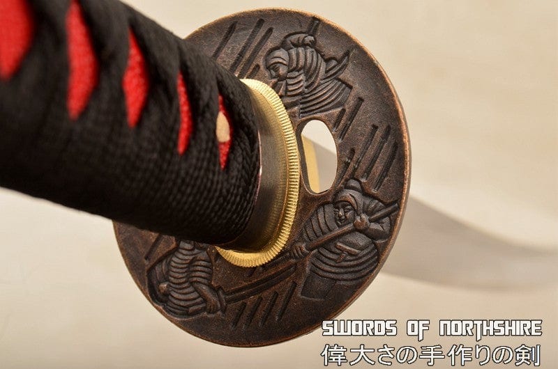 Blood Warrior Hand Forged 9260 Spring Steel Japanese Samurai Sword Battle Ready Katana