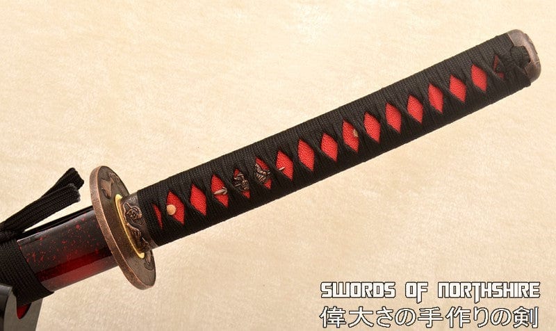 Rokurokubi Demon Hand Forged 9260 Spring Steel Samurai Sword