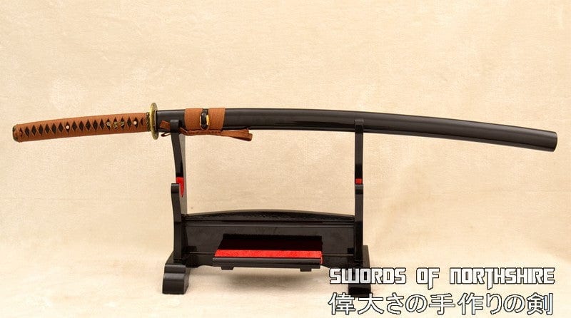 Ocean Wave Hand Forged 9260 Spring Steel Japanese Samurai Sword Battle Ready Katana