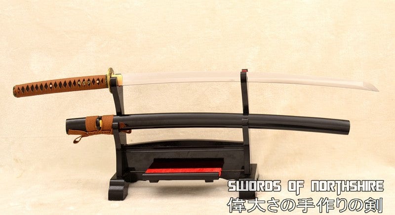 Oda Nobunaga Handmade Samurai Katana Sword Sharpen Edge with Gift Box