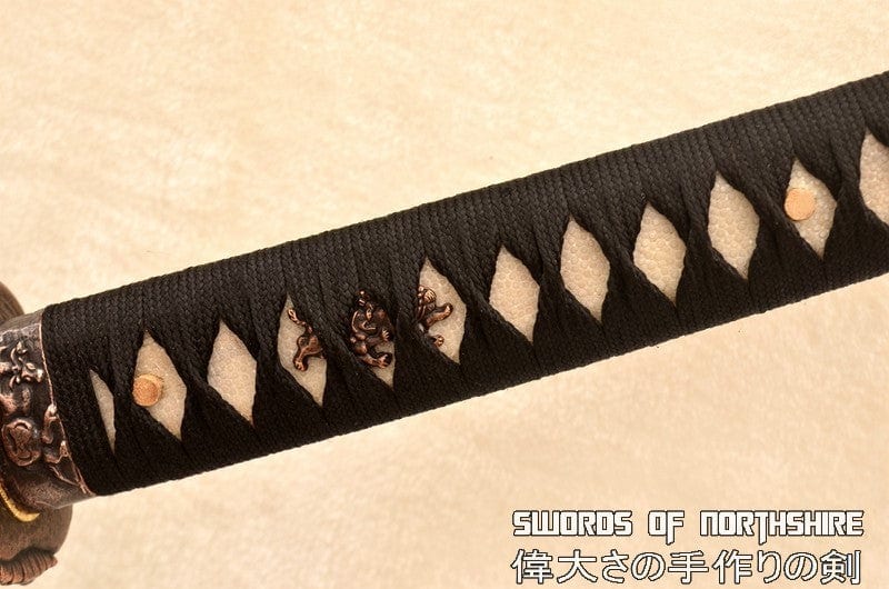 Hand Forged 9260 Spring Steel Japanese Samurai Sword Flexible & Strong Battle Ready Katana