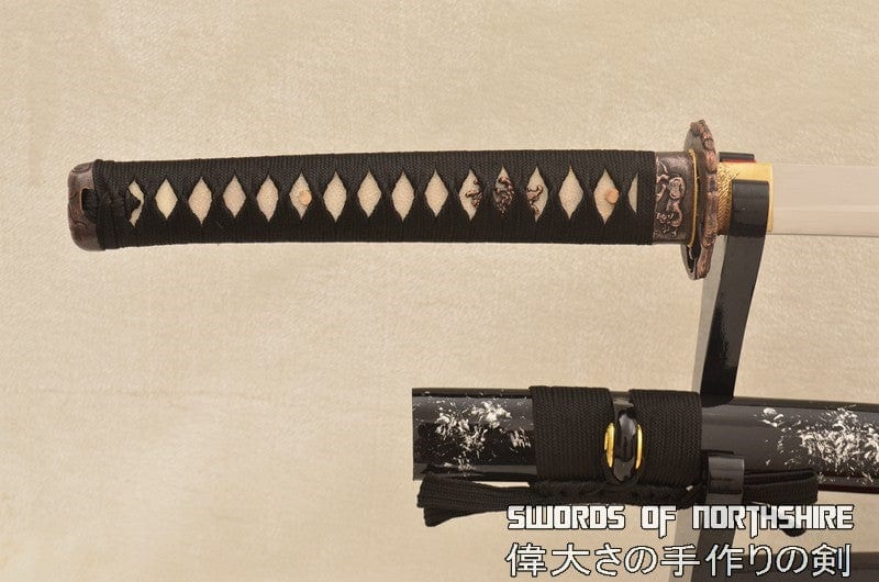 Hand Forged 9260 Spring Steel Japanese Samurai Sword Flexible & Strong Battle Ready Katana