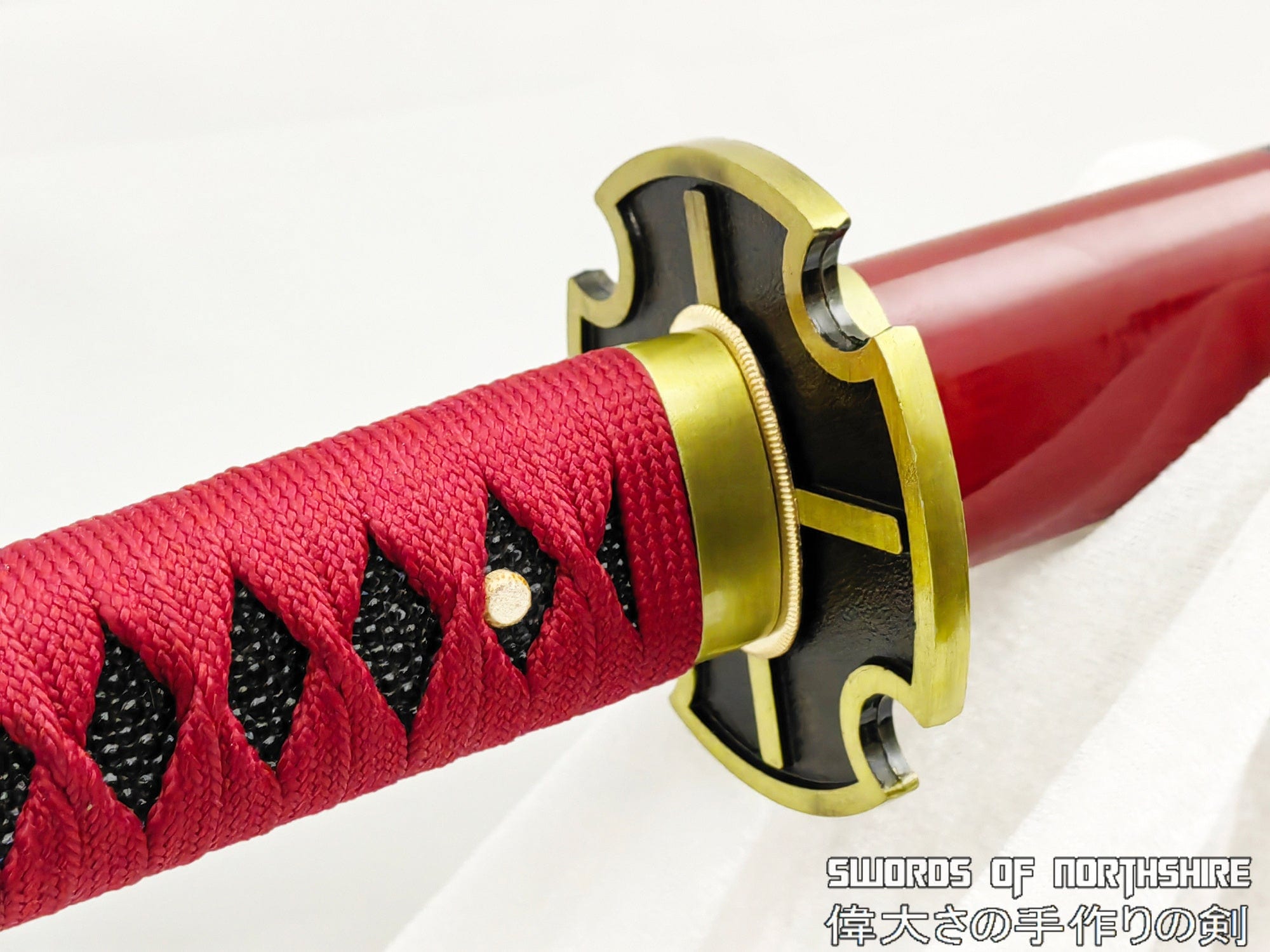 Handmade High Carbon Steel Red Blade Sharpening Real Japanes