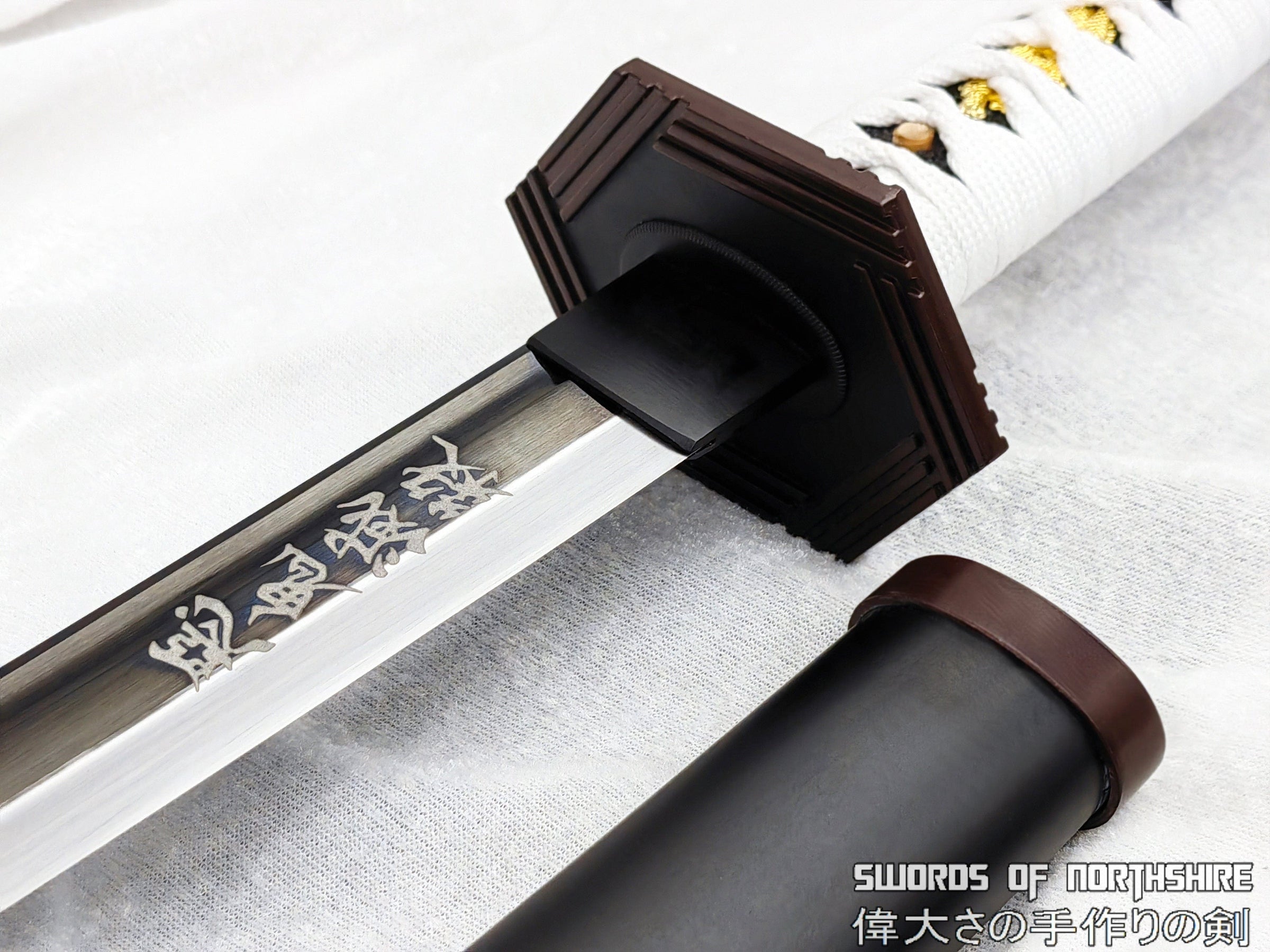 Demon Slayer Tanjiro's Katana Handmade Full Tang T10 Steel Black