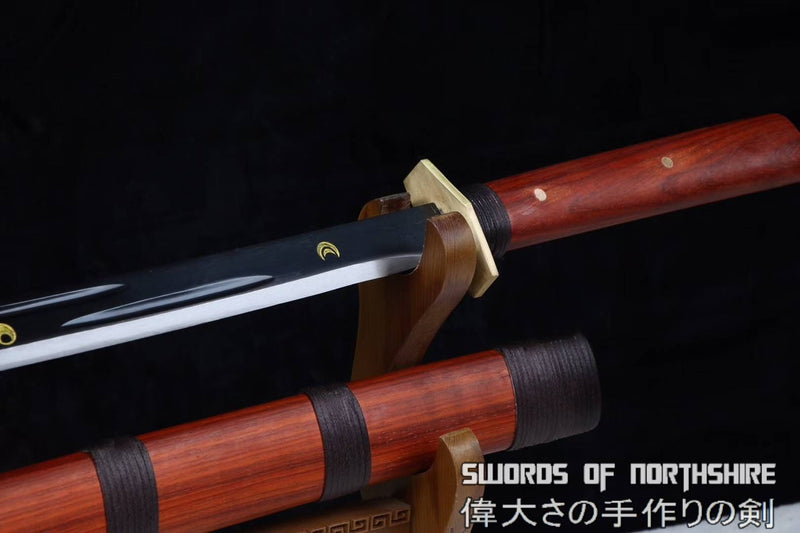Husa Knife Achang Battle Ready Hand Forged 1095 Carbon Steel Chinese Machete Dao Sword