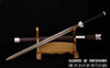 1095 High Carbon Steel Etched Blade Han Jian Silver Fittings Chinese Martial Arts Tai Chi Sword