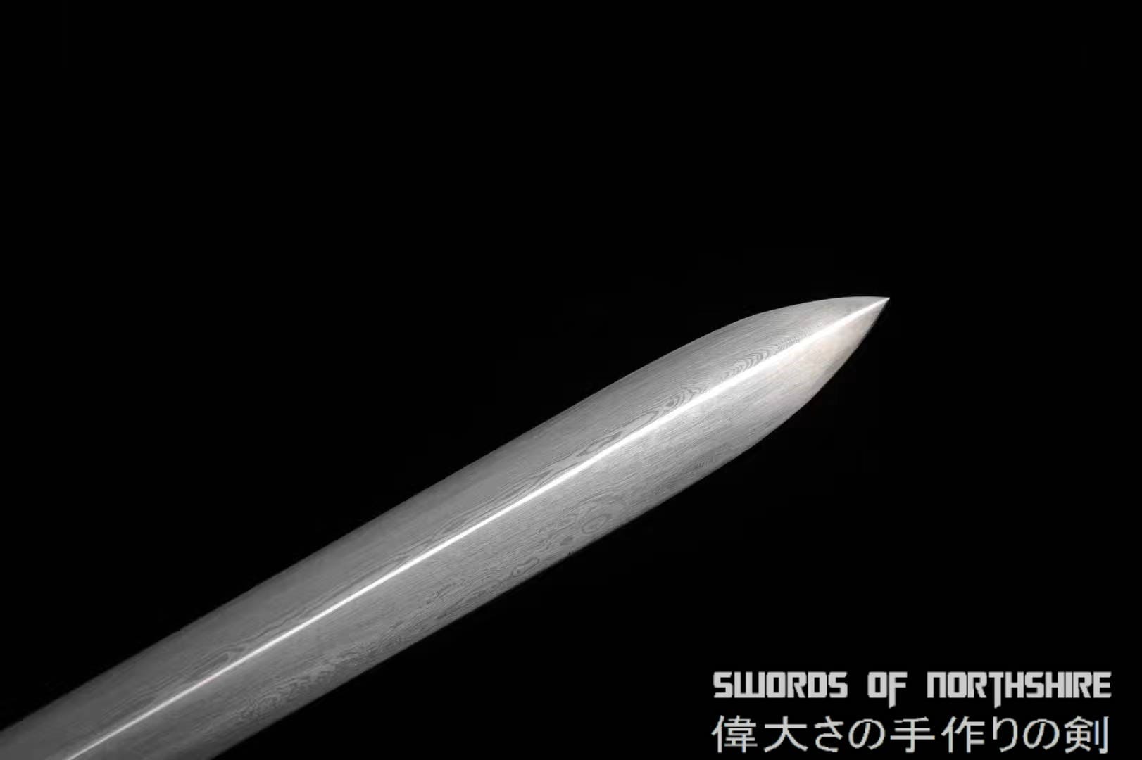 Walking Stick Cane Sword Folded Steel Blade Hiking Lock Mechanism Rosewood Trekking Jian