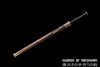 Clay Tempered Folded Damascus Steel Sword Hand Forged Blade Battle Ready Tai Chi Han Jian