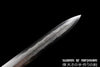 Clay Tempered Folded Damascus Steel Sword Hand Forged Blade Battle Ready Tai Chi Han Jian