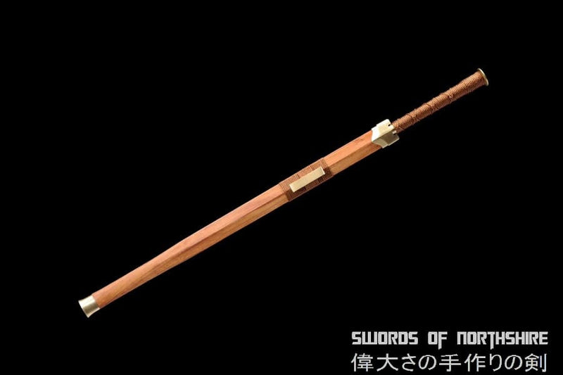 Clay Tempered & Folded Steel Han Dynasty Jian Hand Forged Blade Battle Ready Tai Chi Sword