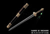 Ming Dynasty Emperor Yong Le Jian Hand Forged Clay Tempered Folded Steel Blade Jian Sword