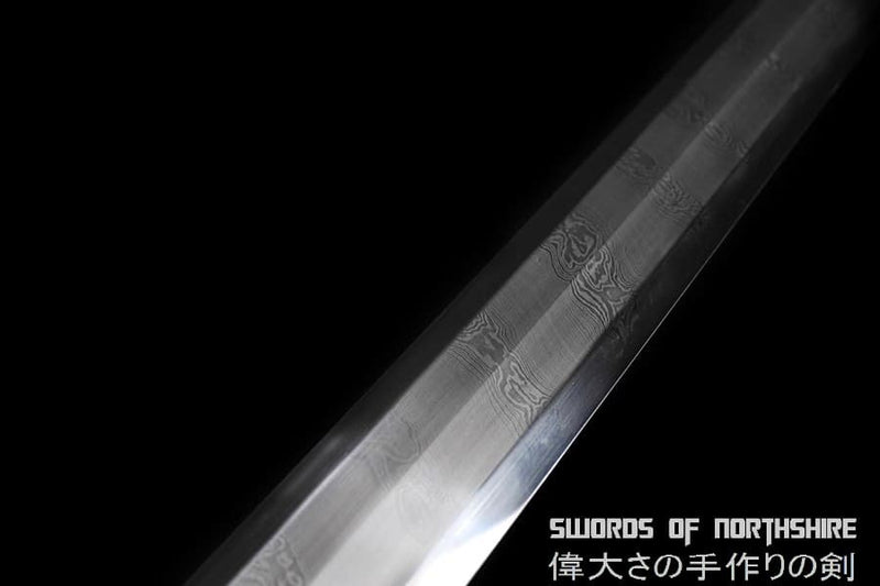 Ming Dynasty Emperor Yong Le Jian Hand Forged Clay Tempered Folded Steel Blade Jian Sword
