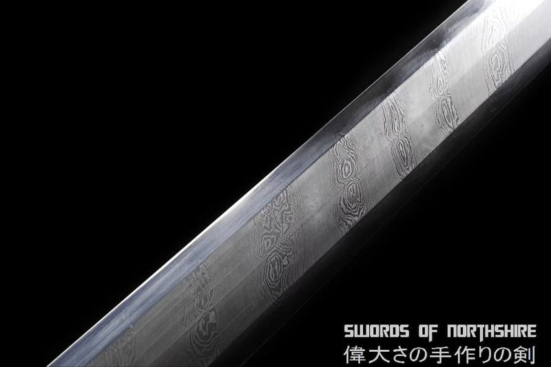 Ming Dynasty Emperor Yong Le Jian Hand Forged Clay Tempered Folded Steel Blade Jian Sword