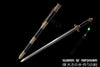 Qiang Jian Hand Forged Clay Tempered Folded Steel Blade Battle Ready Chinese Jian Sword