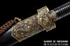 Dragon & Phoenix Jian Clay Tempered Folded Steel Blade Hand Forged Blade Battle Ready Sword