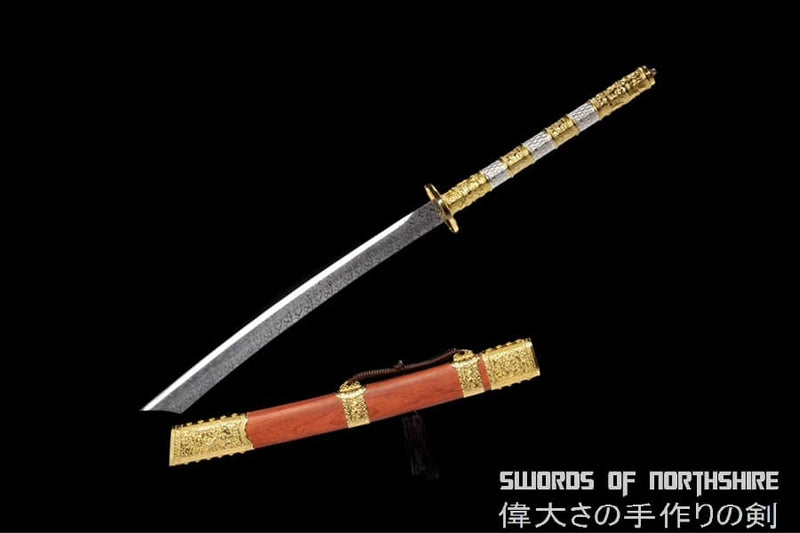 Emperor Kangxi Saber Sword 1095 High Carbon Steel Battle Ready Chinese Dao Broadsword