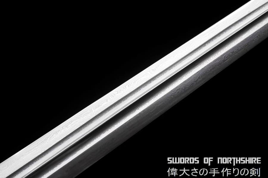 Red Cliff Short Sword Hand Forged Folded Steel Dagger Blade Battle Ready Chinese Jian Knife