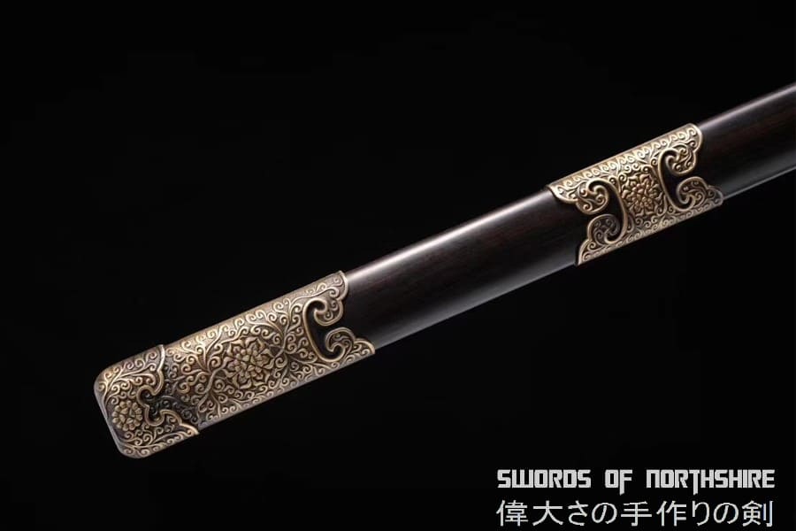 Tang Dynasty Jian Hand Forged Folded Steel Blade Battle Ready Martial Arts Tai Chi Sword