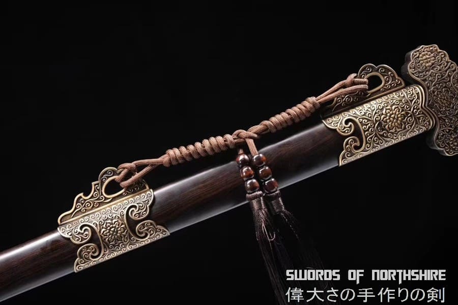 Tang Dynasty Jian Hand Forged Folded Steel Blade Battle Ready Martial Arts Tai Chi Sword