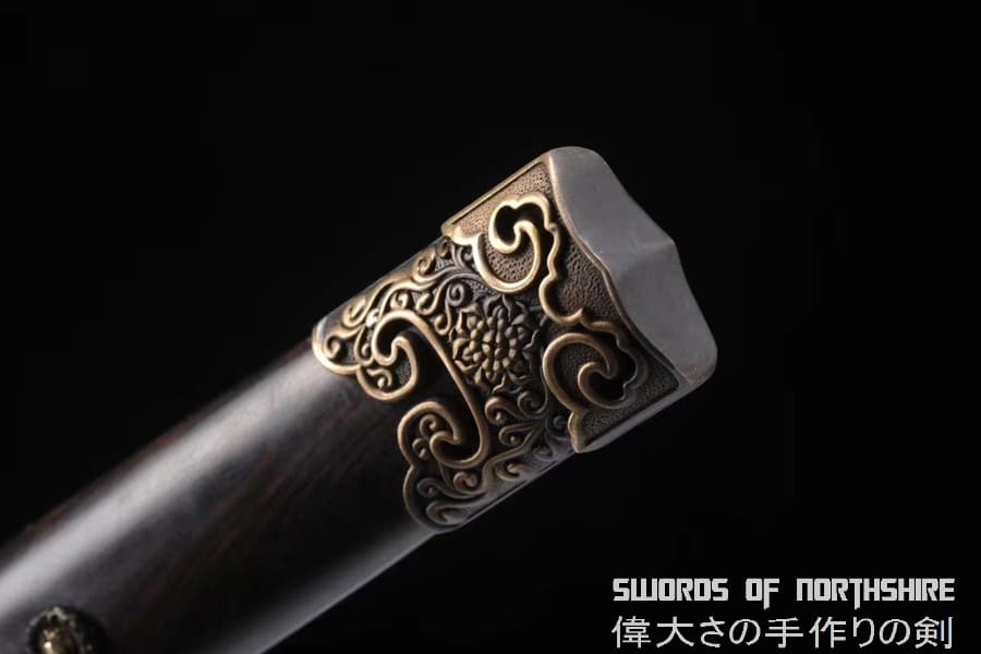 Tang Dynasty Jian Hand Forged Folded Steel Blade Battle Ready Martial Arts Tai Chi Sword