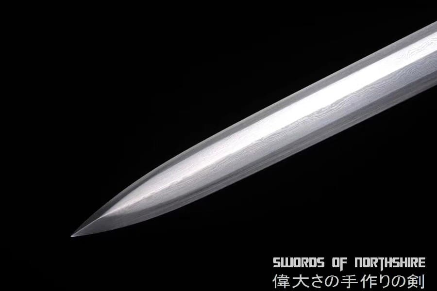 Tang Dynasty Jian Hand Forged Folded Steel Blade Battle Ready Martial Arts Tai Chi Sword