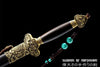 Dragon Phoenix Jian Clay Tempered & Folded Steel Hand Forged Battle Ready Chinese Sword