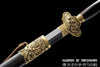 Dragon Phoenix Jian Clay Tempered & Folded Steel Hand Forged Battle Ready Chinese Sword