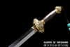 Dragon Phoenix Jian Clay Tempered & Folded Steel Hand Forged Battle Ready Chinese Sword