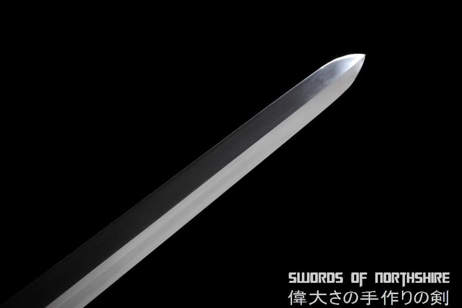 Gold Dragon Jian Hand Forged Folded Damascus Steel Blade Battle Ready Chinese Sword